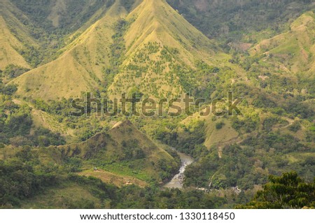 Landscape of Sulawesi, Indonesia