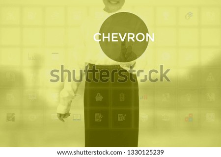 CHEVRON - technology and business concept