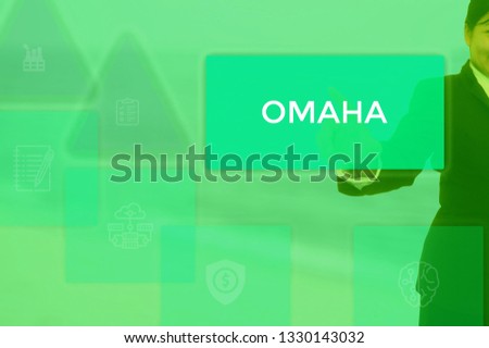 OMAHA - technology and business concept