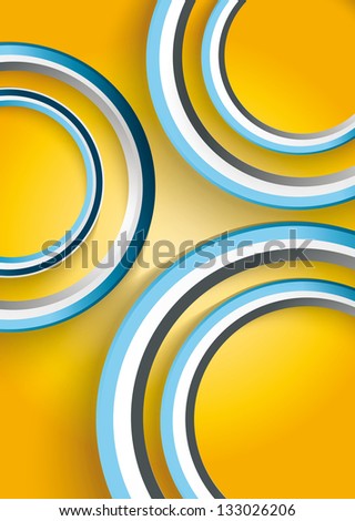 Abstract geometric circles
