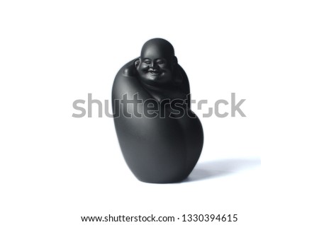 Smiling Buddha statue 