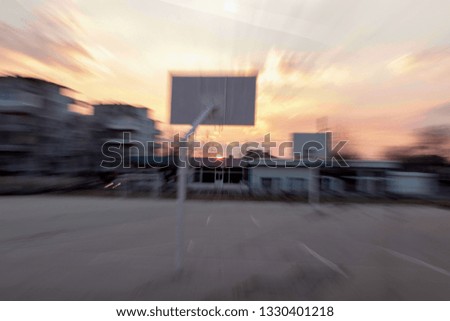 Motion blur in one Bulgarian town