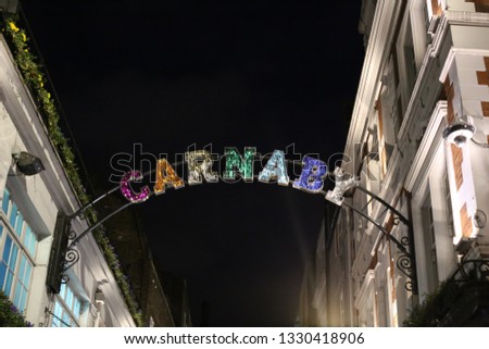 carnaby street night