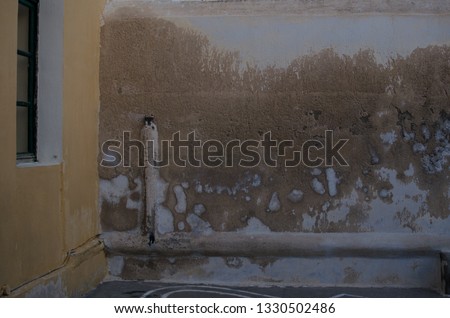 Abstract formation on wall  background
