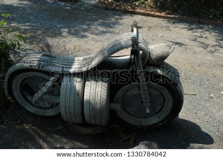 Inventions that are adapted from tires look very strange.
