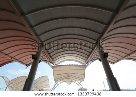 Architectural Roof of the Building