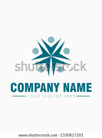 Company logo circle vector