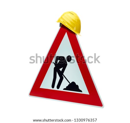 construction sites warning sign