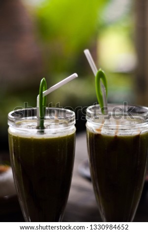 two avocado juice - image