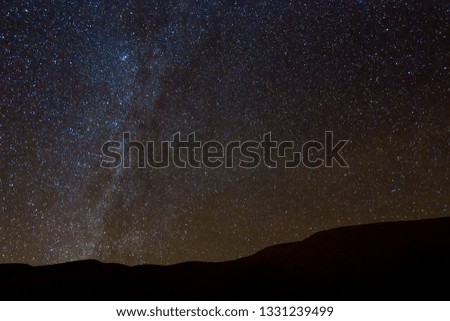 Starry Night Sky with stars