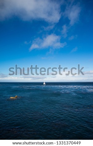 Sailing the pacific ocean on the Monterey Bay