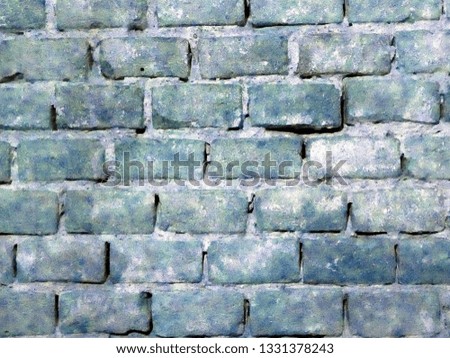 seamless brick wall - abstract blue background