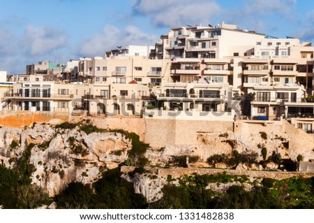 Melieha city of Malta island