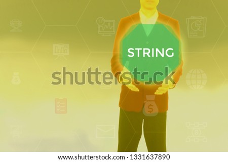 STRING - technology and business concept