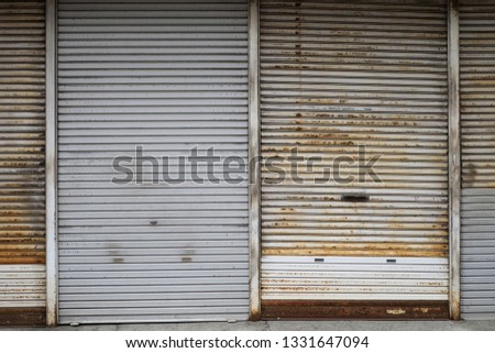 The aged shutters