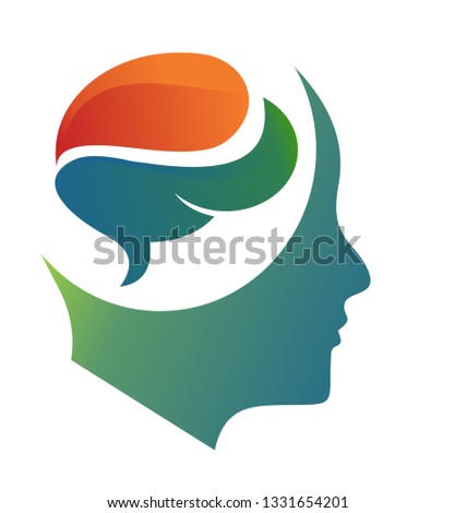 human head logo icon