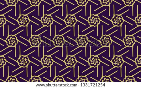 Vector illustration with pattern in triangles style. Curved line. Decorative design for For interior wallpaper, smart design.
