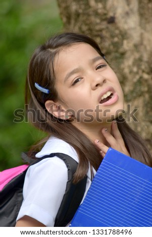 Unhappy Prep School Girl
