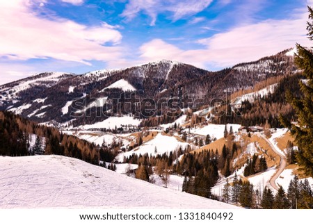 This is a landscape photo of the mountain near bad kleinkirchheim