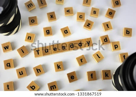An Image of a letter, word