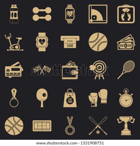 Basketball training icons set. Simple set of 25 basketball training vector icons for web for any design