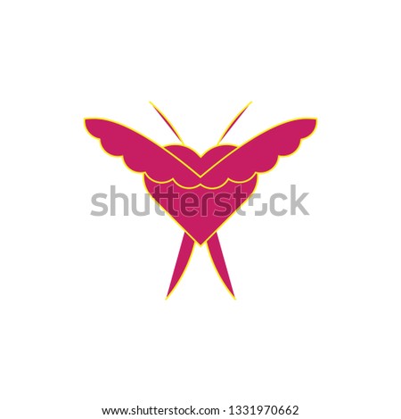 Butterfly Logo, editable and printable perfect for use in a wide range of new media templates: Web Marketing Agency, Social Media Services Showcase, Online Marketing Apps, and Web.