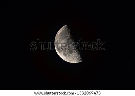 Moon at night.