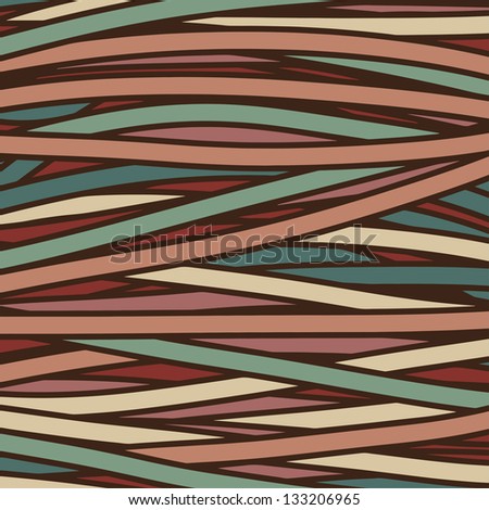 Colored striped abstract background - vector