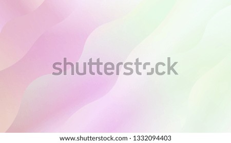 creative geometric wave shape with gradient color. Vector illustration. Design for golographic composition.