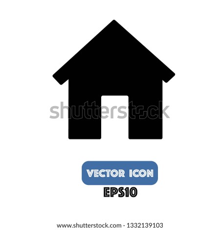 house icon, house vector. eps10
