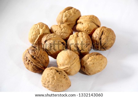 Healthy Dry Fruit Walnut Royalty-Free Stock Photo #1332143060