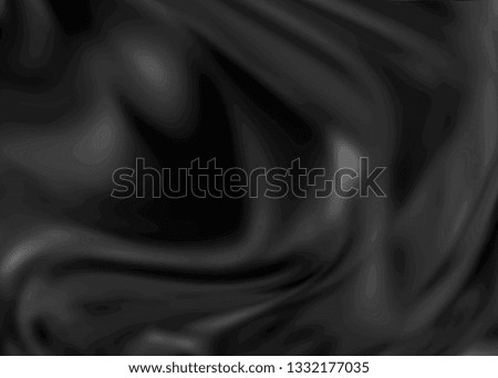 abstract blurry wave of white and black fabric texture. 