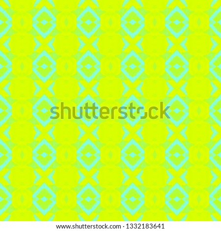 Geometric ethnic oriental green watercolor pattern. Traditional design for background, carpet, wallpaper, clothing, wrapping, batik, fabric. Embroidery style. Hand drawn pattern.