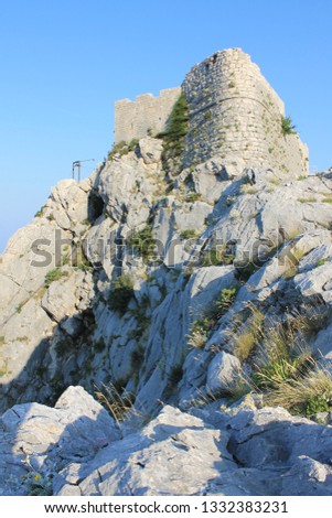 Mirabella fortress in Omis Croatia