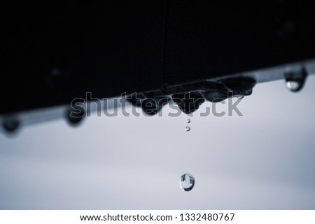 water dripping down