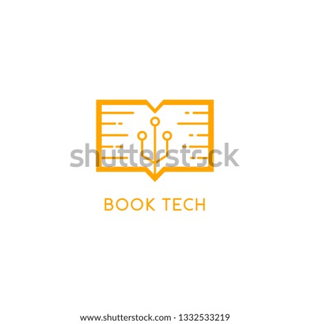 Book Tech Logo Design