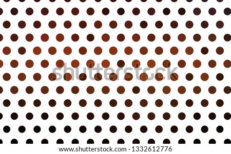 Light Red vector texture with disks. Blurred decorative design in abstract style with bubbles. Pattern of water, rain drops.