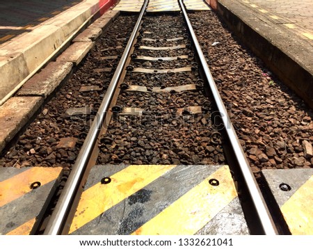 Railroad and railroad crossing