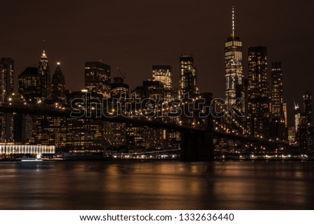 night new york city
