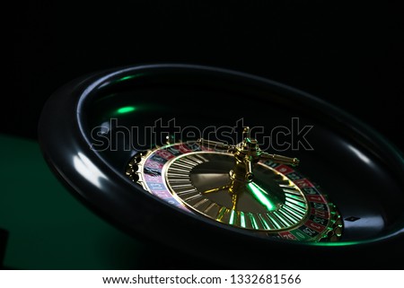 Casino concept, dark background