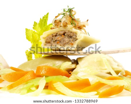 Maultaschen with Meat Stock - Traditional German Style
