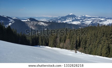 Beautiful mountain scene