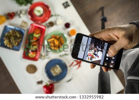food photography on the phone