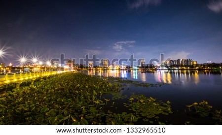 Scenery of Lotus Pond, Kaohsiung, Taiwan. This is one of the most famous locations for both citizens of Kaohsiung and tourists