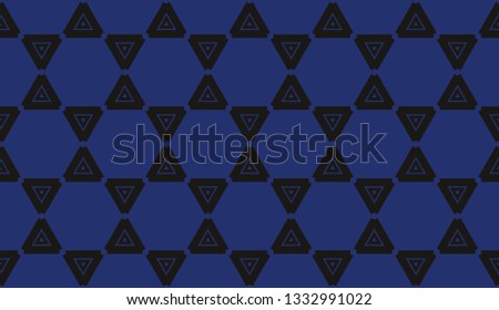 Vector illustration blue geometric abstract background