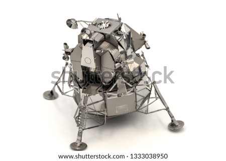 Metal model of the Apollo Lunar Module