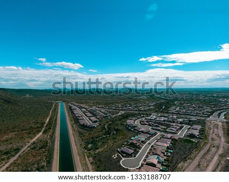 Arizona Desert Aerial