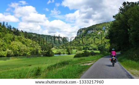 Cycling the way Royalty-Free Stock Photo #1333217960