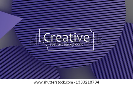 Geometric background. Material design. Minimal abstract cover. Creative colorful wallpaper. Trendy gradient poster. Vector illustration.