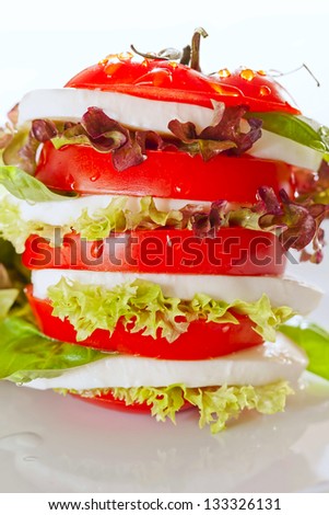 Delicious fresh Caprese Salad
